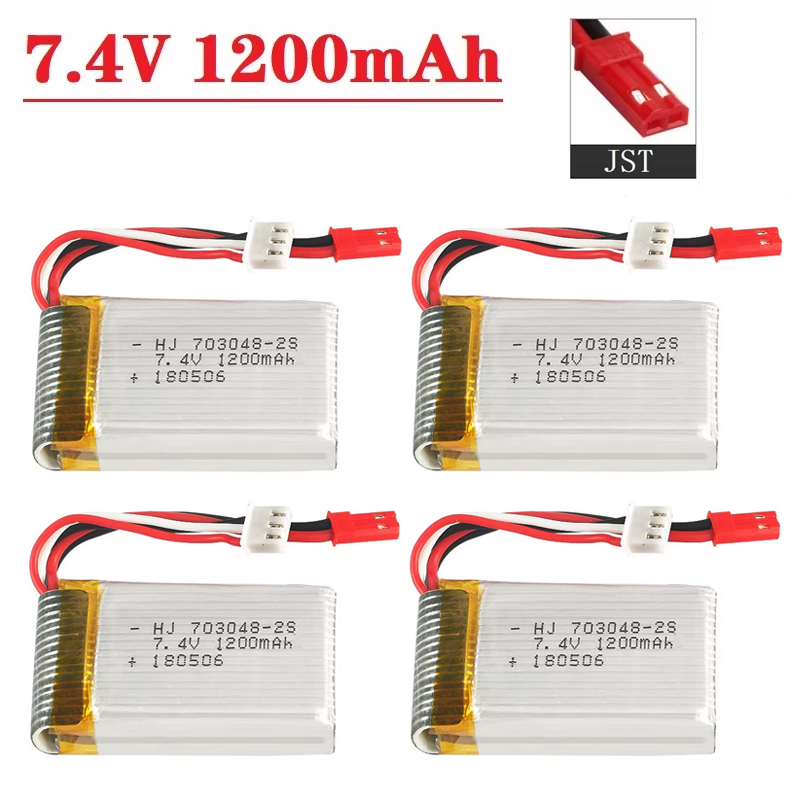 Eachine Drone E010 - Bateria Lipo 2S 7,4V 1200mAh 703048