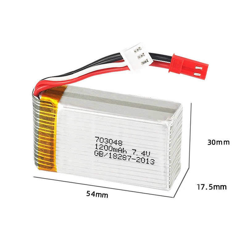 Bateria Lipo 2S 7,4V 1200mAh 7 - Eachine Drone E010 avaliação e preço