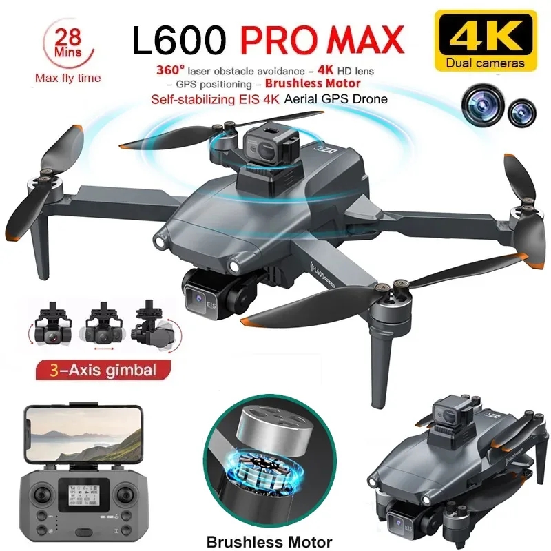 L600 pro max gps drone profiss - Drone Kit Professional avaliação e preço